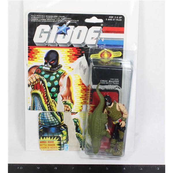 #344 1987 Hasbro G.I. Joe ARAH Crocmaster Figure