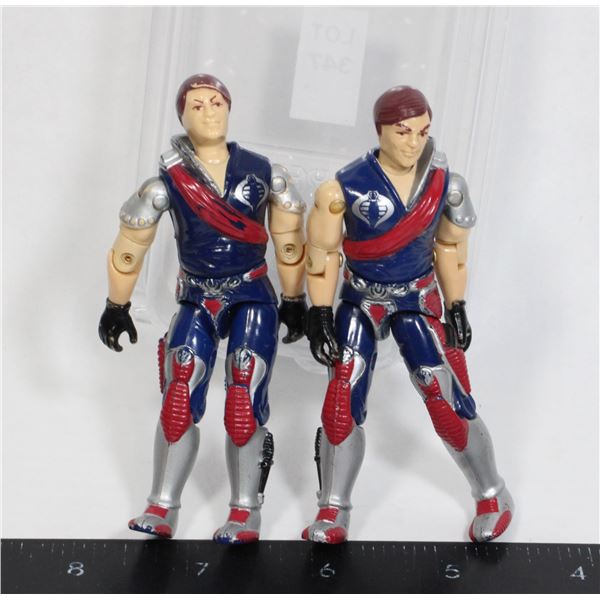 #347 1985 Hasbro G.I. Joe ARAH Tomax and Xamot