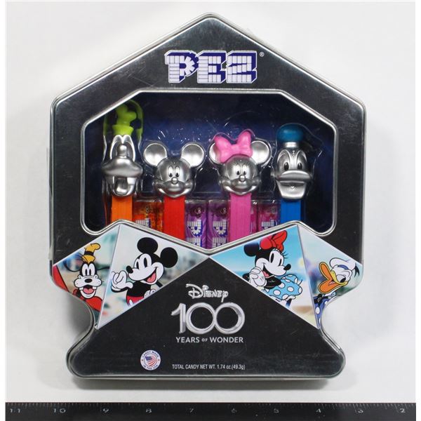 #370 Pez Disney 100 Years of Wonder Metal Tin Set