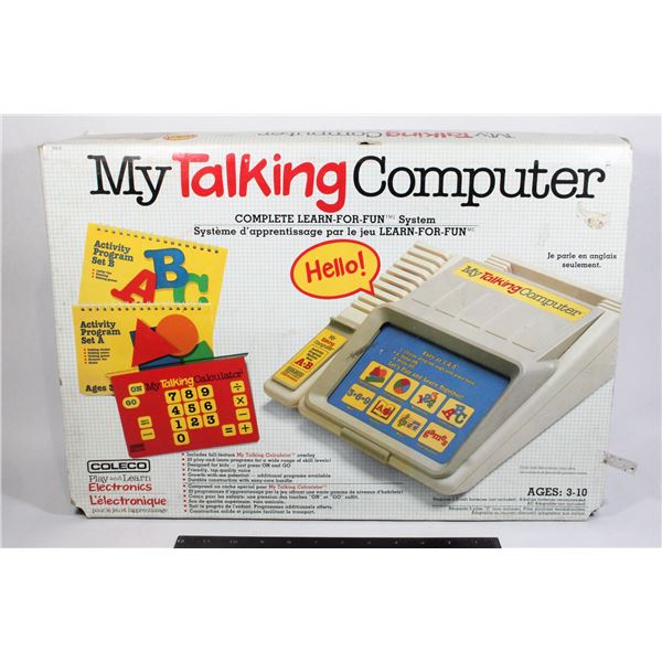 #372 1986 Coleco My Talking Computer Boxed