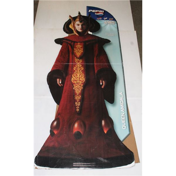 #373 Star Wars  Queen Amidala Cardboard Cutout