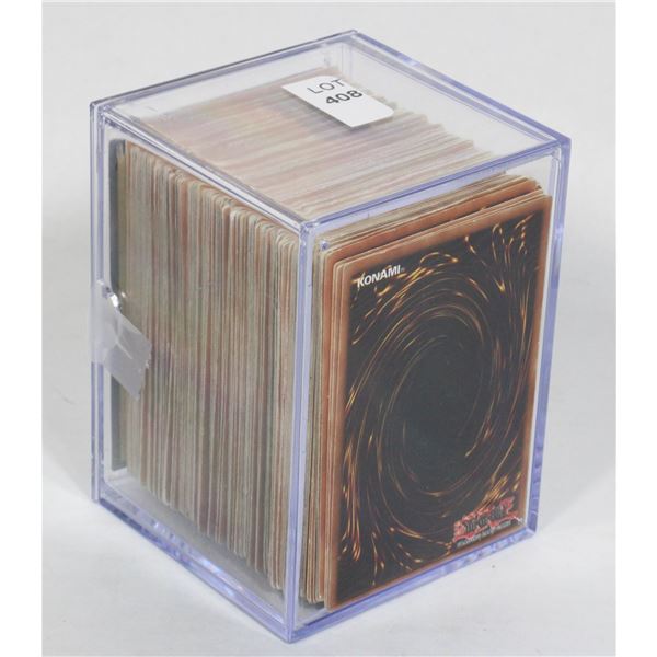 #408 Yu-Gi-Oh! Card Lot in Plastic Case