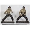 Image 1 : #415 Two Bruce Lee Ceramic Figure Statues