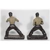 Image 2 : #415 Two Bruce Lee Ceramic Figure Statues