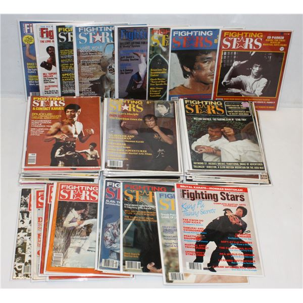 #418 59 Fighting Stars Karate Magazines 1970's