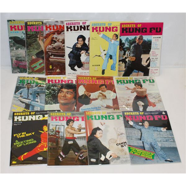 #422 September 1974 Secrets of Kung Fu Lot of 14