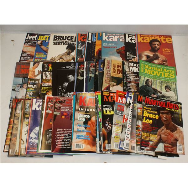 #425 Lot of 67 Assorted Martial Arts Magazines