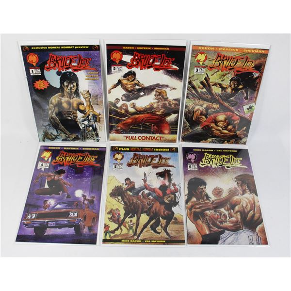 #440 Malibu Comics Set of 6 Bruce Lee #1-#6 1994