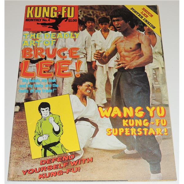 #446 1974 Kung-Ku Monthly #4 Poster Magazine