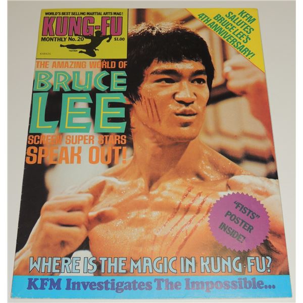 #461 1974 Kung-Ku Monthly #20 Poster Magazine