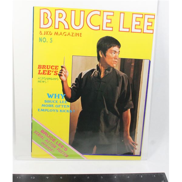 #478 Bruce Lee & JKD Magazine #5 1977 Poster Mag