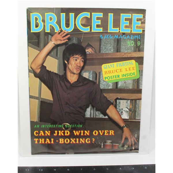 #482 Bruce Lee & JKD Magazine #9 1977 Poster Mag