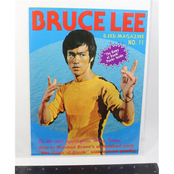 #484 Bruce Lee & JKD Magazine #11 1977 Poster Mag
