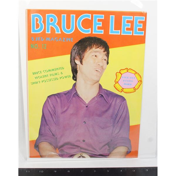 #485 Bruce Lee & JKD Magazine #12 1977 Poster Mag