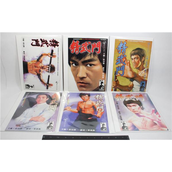 #537 Bruce Lee Chinese Language Comics #1-#6 Set