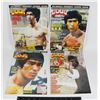 Image 1 : #571 Lot of 4 DOJO Bruce Lee Spanish Magazines