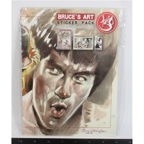 #599 Bruce's Art Sticker Pack 2014 Set in Package