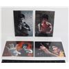 Image 1 : #601 Set 4 Sealed Bruce Lee Lenticular Postcards