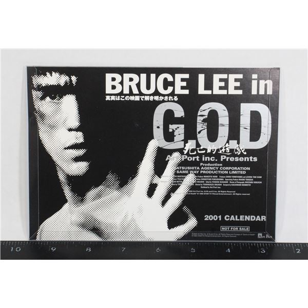 #605 2001 Bruce Lee Desk Calender