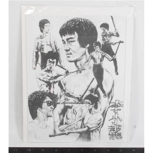 #609 Set of Black & White Bruce Lee Art