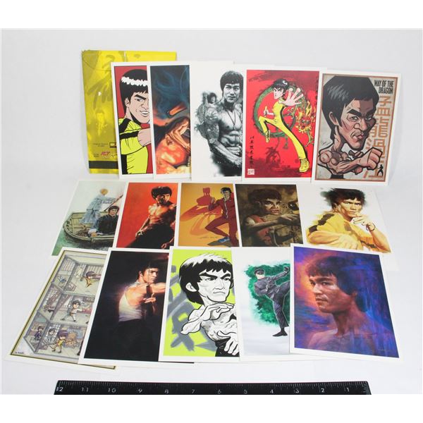 #612 Pameran Amal Lukisan Bruce Lee Post Card Set