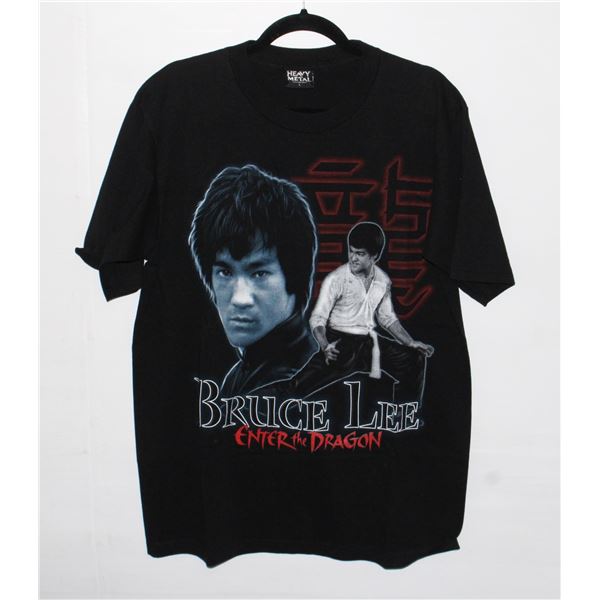 #620 Bruce Lee T-Shirt Large Size Heavy Metal Tag