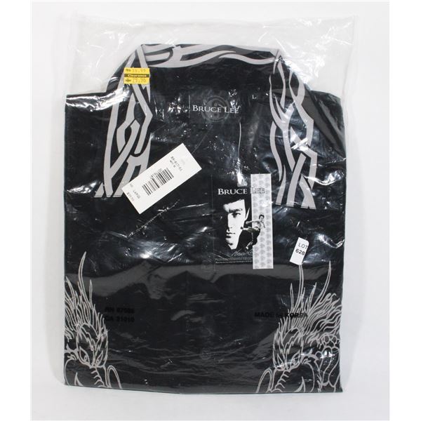 #628 Sealed Bruce Lee Tag Collared Shirt Size L