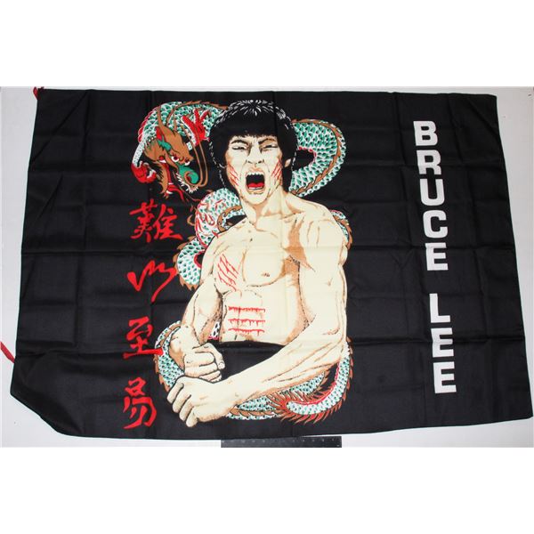 #631 Bruce Lee Dragon Cloth Banner 54 x 38