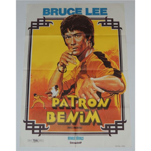 #645 Turkish The Big Boss Bruce Lee Poster 1973