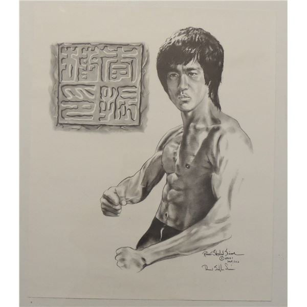 #646 Bruce Lee Print + COA Robert Stephen Simon