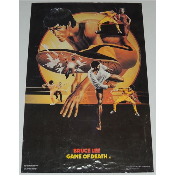 #648 Bruce Lee Game of Death 1979 Poster 35x23