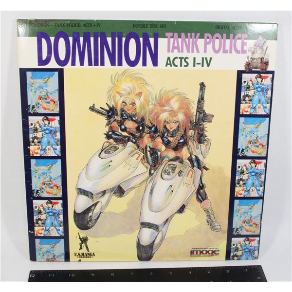 #677 English Laserdisc Dominion Tank Police Anime