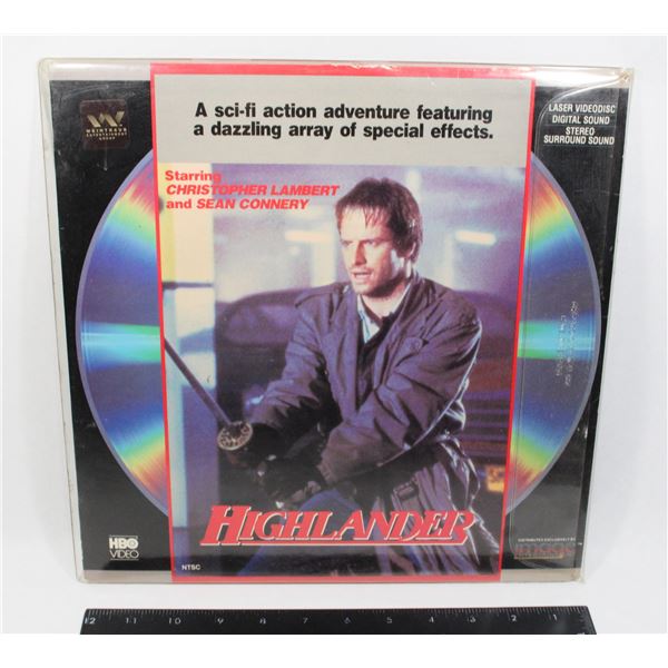 #688 Laserdisc Movie Highlander