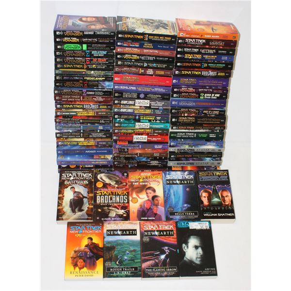 #702 60+ Star Trek Paperbacks TNG DS9 Voyager