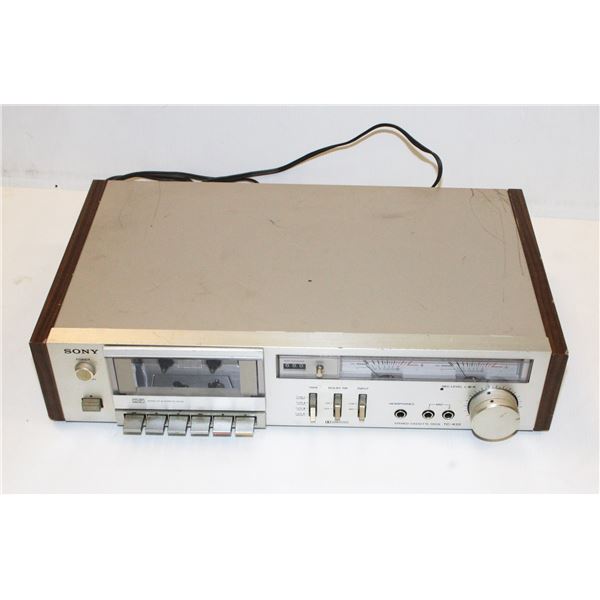 #708 Sony Stereo Cassette Deck TC-722 For Repair