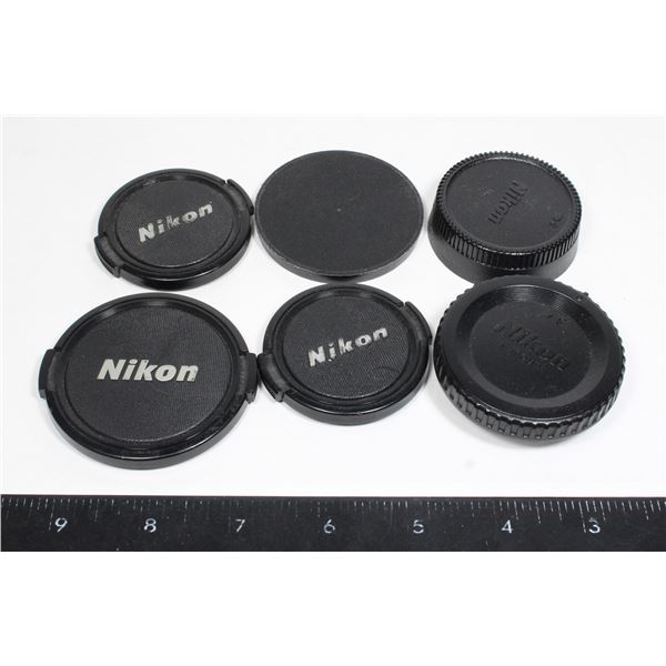 #725 Lot of Vintage Nikon Camera Lens Caps