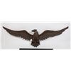 Image 1 : #736 Large Metal Wall Eagle 25 x 7 Inches