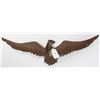 Image 3 : #736 Large Metal Wall Eagle 25 x 7 Inches