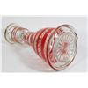 Image 2 : #737 Vintage 1970's-80's Glass Flower Vase