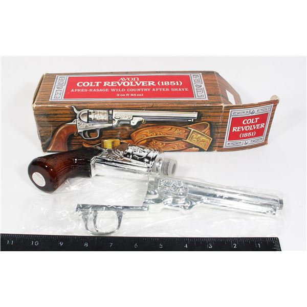 #738 Avon Colt Revolver 1851 Perfume Bottle Boxed
