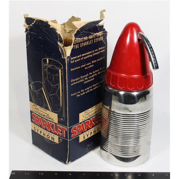 #739 1950's Streamline Sparklet Refillable Syphon