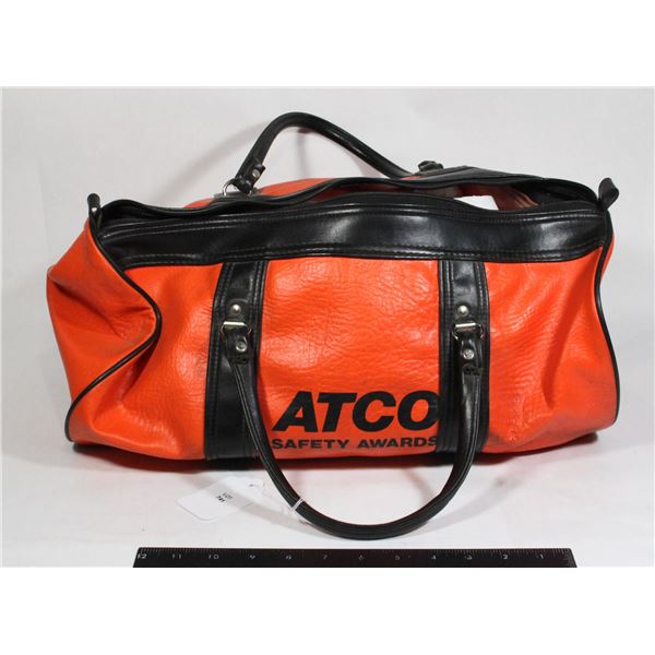 #741 Vintage 1970's Atco Safety Awards Gym Bag