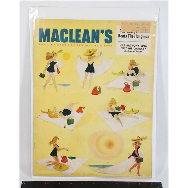 #750 Maclean's Magazine July 1st 1953