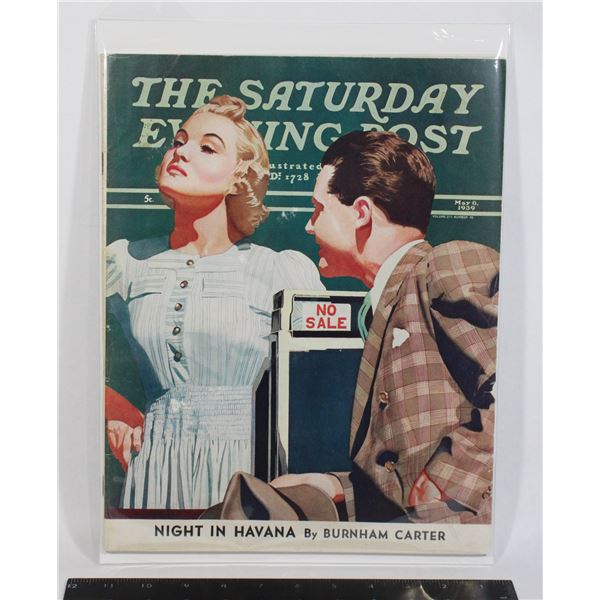 #752 Saturday Evening Post Magazine May 1939