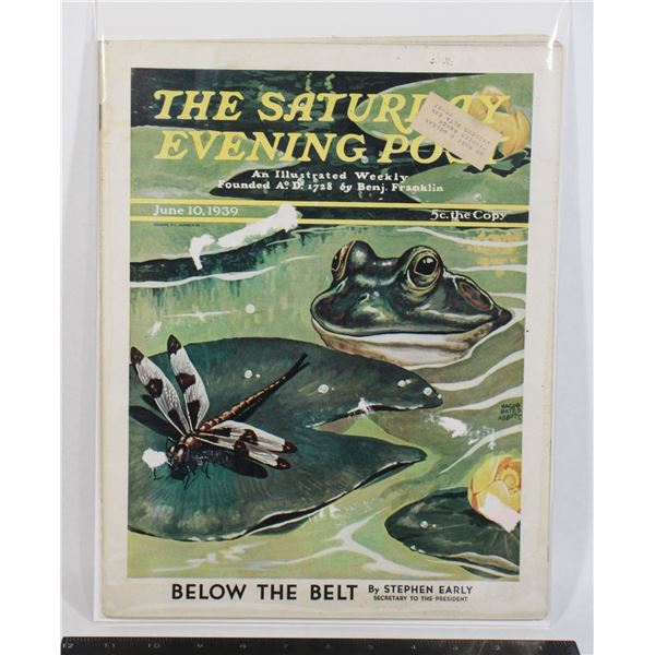 #753 Saturday Evening Post Magazine June 1939