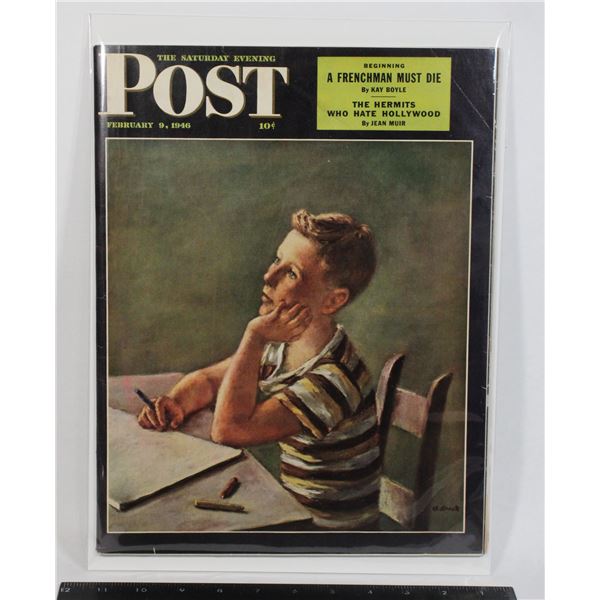 #758 Saturday Evening Post Magazine February 1946