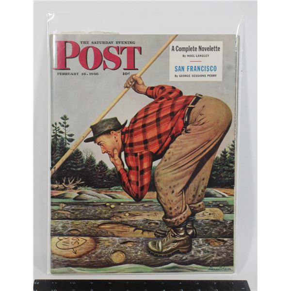 #759 Saturday Evening Post Magazine February 1946