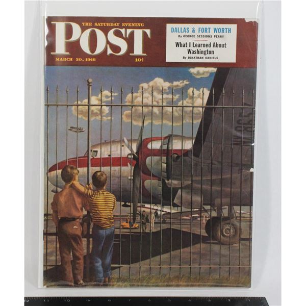 #760 Saturday Evening Post Magazine March 1946
