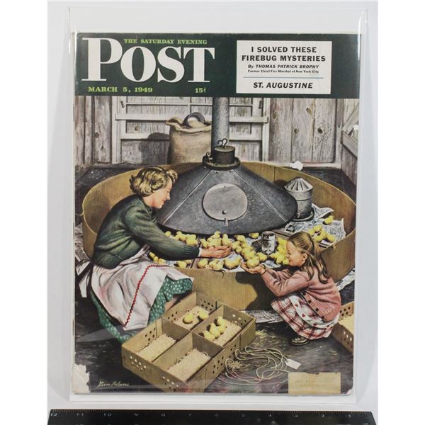 #761 Saturday Evening Post Magazine March 1949