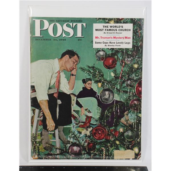 #763 Saturday Evening Post Magazine Dec 1949